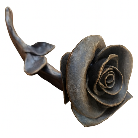 Roos van keramiek - Cadeau Voor Vrouw - Cadeau - Geschenk - Afscheid Collega - Liefdes Cadeau - Geschenkdoos