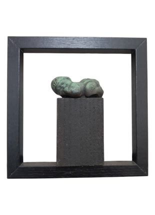 Baby in Lijstje - Beeldje keramiek - Bernadette te Wierik