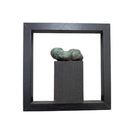 Baby in Lijstje - Beeldje keramiek - Bernadette te Wierik