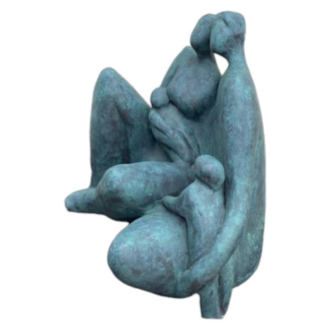 Bound with life - Keramisch Beeldje Gezin - Keramiek - Kunst - Bernadette te Wierik