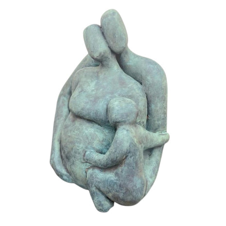 Blijde verwachting - Beeldje Zwanger Keramiek - Kraamcadeau Geschenk